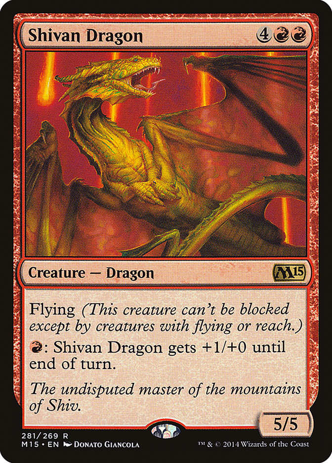 Shivan Dragon [Magic 2015] | Pegasus Games WI