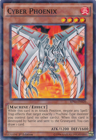 Cyber Phoenix (Shatterfoil) [BP03-EN020] Common | Pegasus Games WI