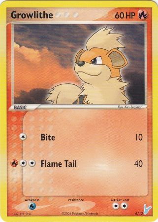 Growlithe (4/12) [EX: Trainer Kit 2 - Minun] | Pegasus Games WI