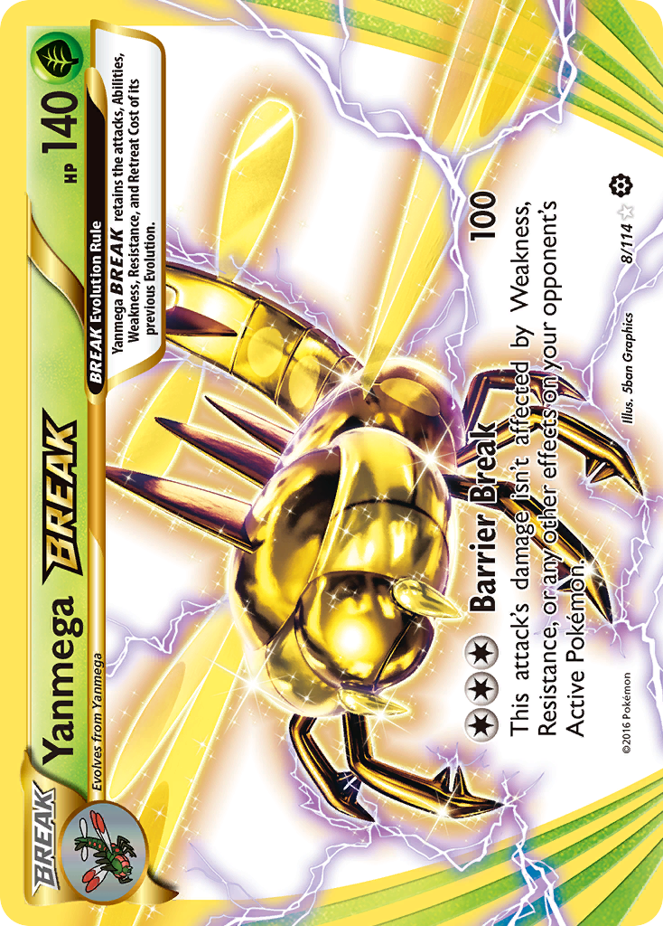 Yanmega BREAK (8/114) [XY: Steam Siege] | Pegasus Games WI