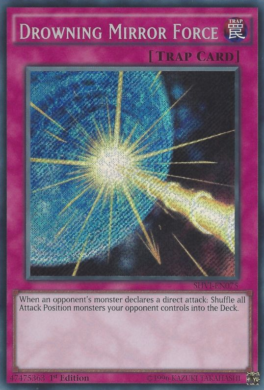 Drowning Mirror Force [SHVI-EN075] Secret Rare | Pegasus Games WI