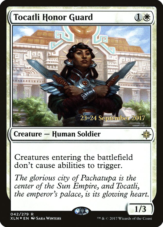Tocatli Honor Guard [Ixalan Prerelease Promos] | Pegasus Games WI