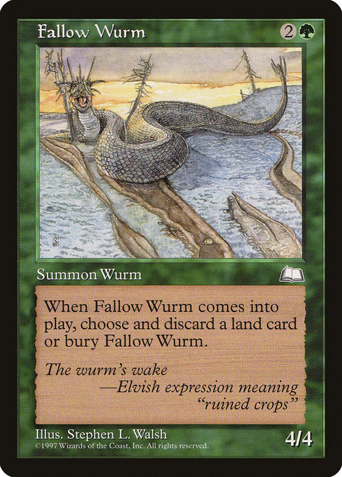 Fallow Wurm [Weatherlight] | Pegasus Games WI