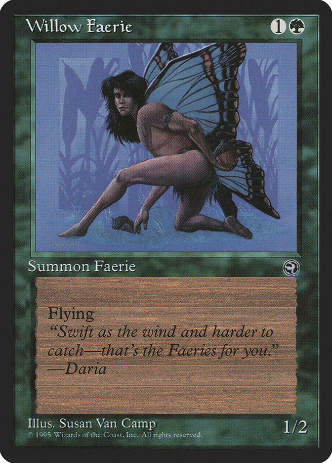 Willow Faerie (Daria Flavor Text) [Homelands] | Pegasus Games WI