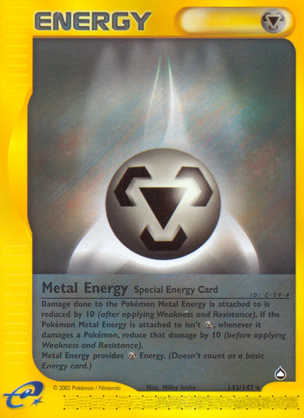 Metal Energy (143/147) [Aquapolis] | Pegasus Games WI