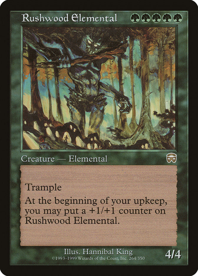 Rushwood Elemental [Mercadian Masques] | Pegasus Games WI