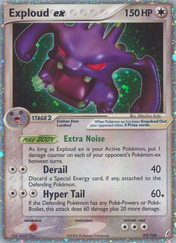 Exploud ex (92/100) [EX: Crystal Guardians] | Pegasus Games WI