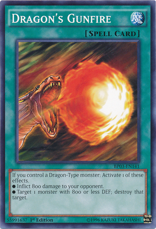 Dragon's Gunfire [BP03-EN141] Common | Pegasus Games WI