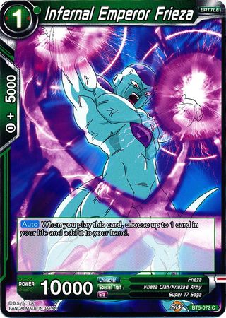 Infernal Emperor Frieza (BT5-072) [Miraculous Revival] | Pegasus Games WI