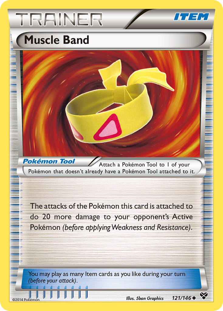 Muscle Band (121/146) [XY: Base Set] | Pegasus Games WI