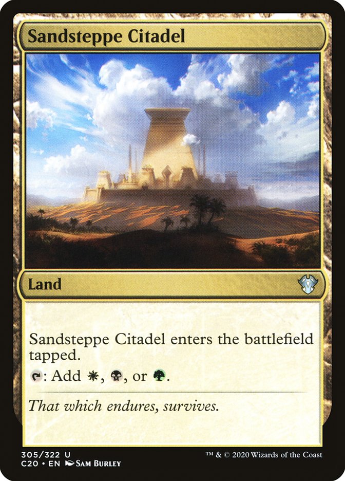 Sandsteppe Citadel [Commander 2020] | Pegasus Games WI