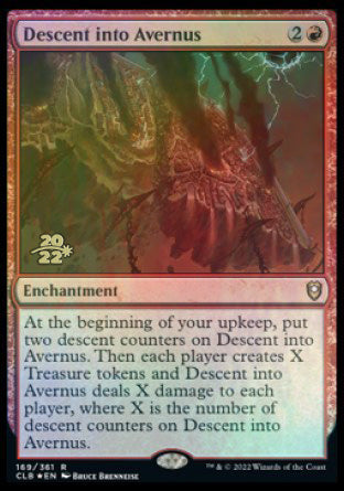 Descent into Avernus [Commander Legends: Battle for Baldur's Gate Prerelease Promos] | Pegasus Games WI