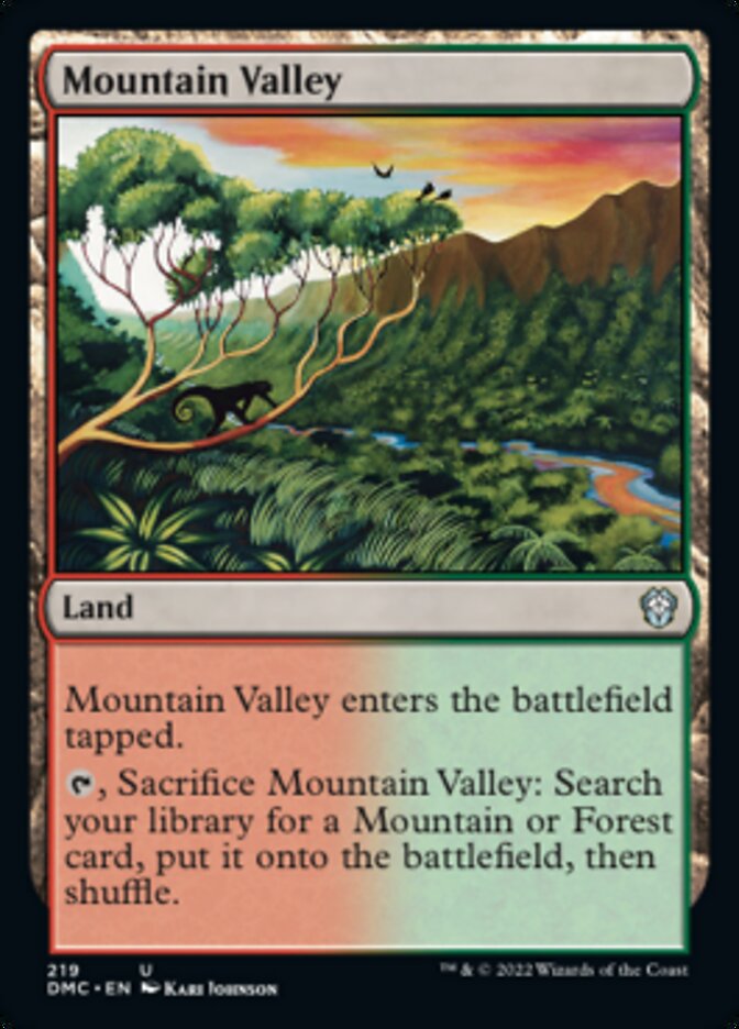 Mountain Valley [Dominaria United Commander] | Pegasus Games WI