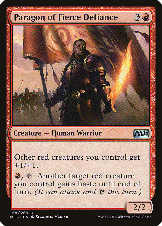 Paragon of Fierce Defiance [Magic 2015] | Pegasus Games WI
