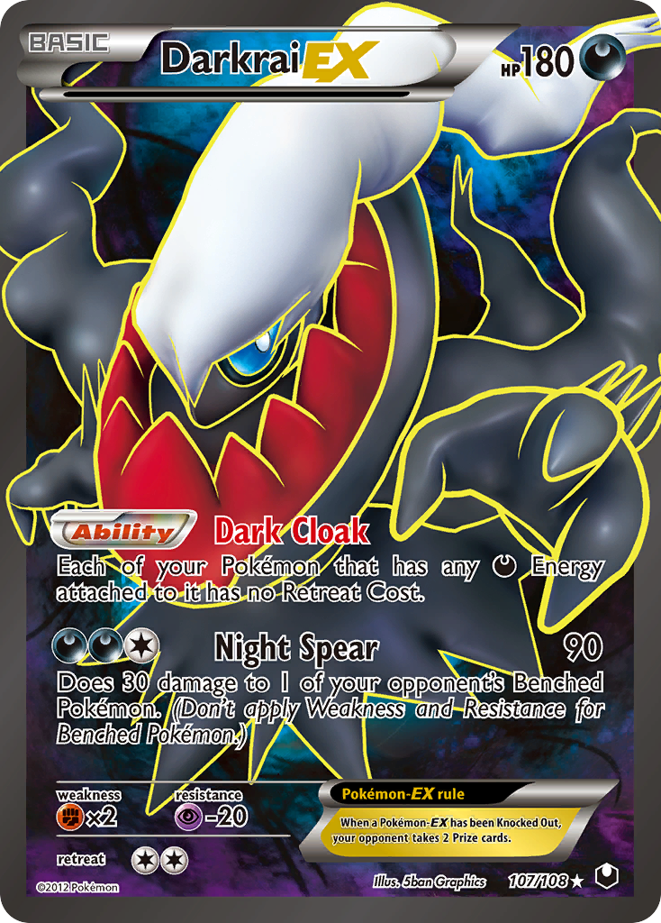 Darkrai EX (107/108) [Black & White: Dark Explorers] | Pegasus Games WI