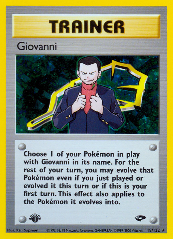 Giovanni (18/132) [Gym Challenge 1st Edition] | Pegasus Games WI