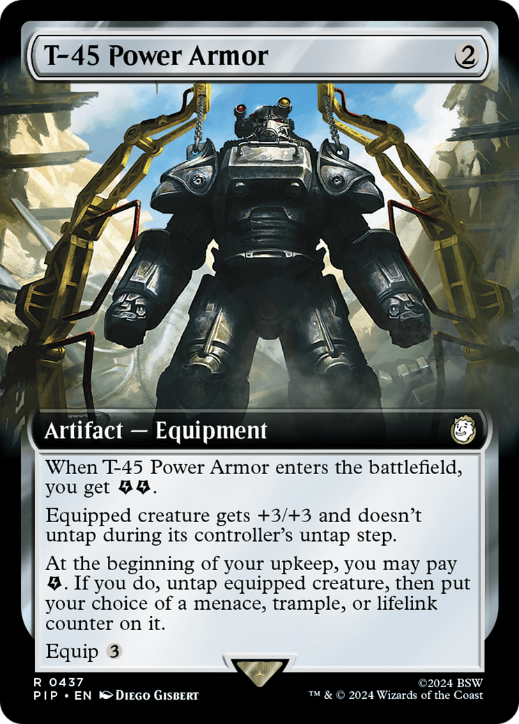 T-45 Power Armor (Extended Art) [Fallout] | Pegasus Games WI