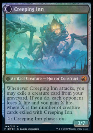 Hostile Hostel // Creeping Inn [Innistrad: Midnight Hunt Prerelease Promos] | Pegasus Games WI