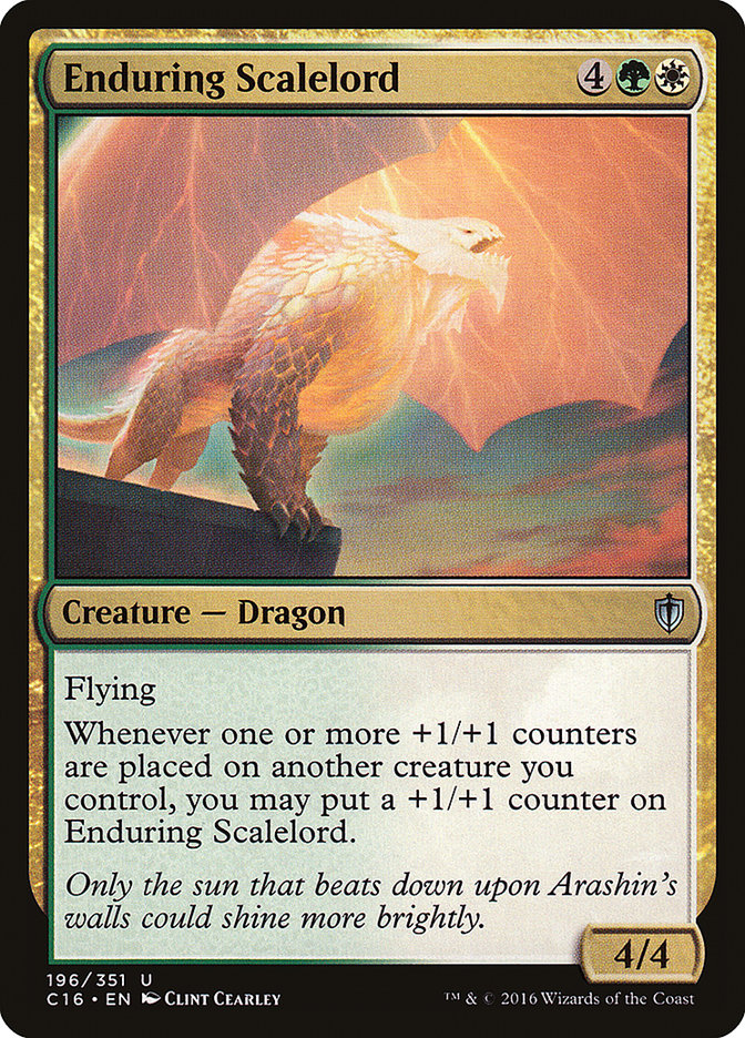 Enduring Scalelord [Commander 2016] | Pegasus Games WI