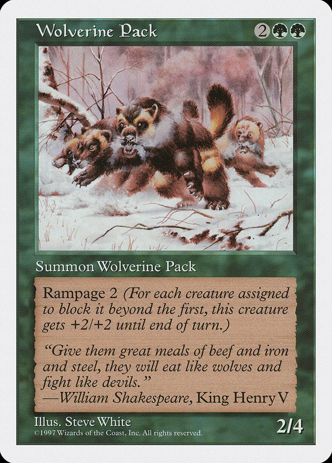Wolverine Pack [Fifth Edition] | Pegasus Games WI