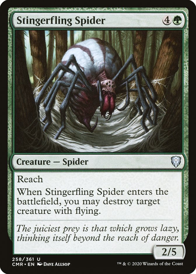 Stingerfling Spider [Commander Legends] | Pegasus Games WI