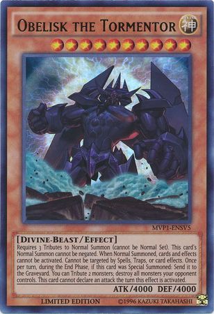 Obelisk the Tormentor [MVP1-ENSV5] Ultra Rare | Pegasus Games WI