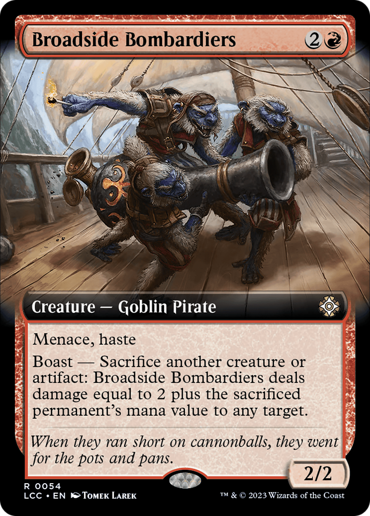 Broadside Bombardiers (Extended Art) [The Lost Caverns of Ixalan Commander] | Pegasus Games WI