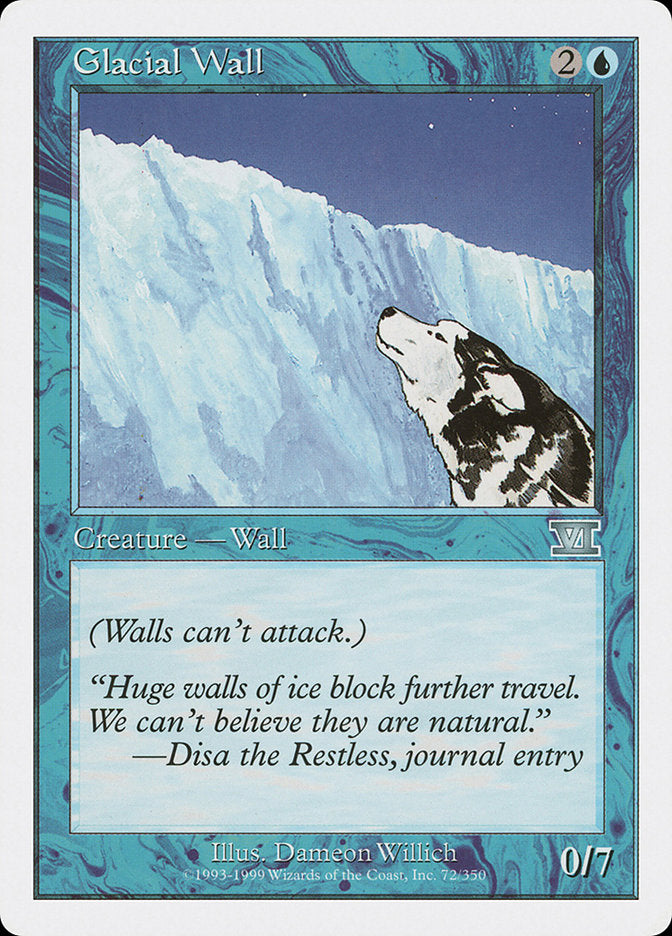 Glacial Wall [Classic Sixth Edition] | Pegasus Games WI