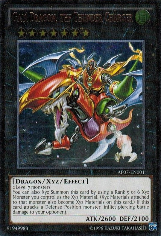 Gaia Dragon, the Thunder Charger [AP07-EN001] Ultimate Rare | Pegasus Games WI