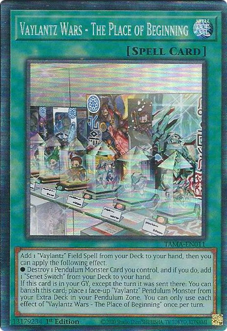 Vaylantz Wars - The Place of Beginning [TAMA-EN011] Collector's Rare | Pegasus Games WI