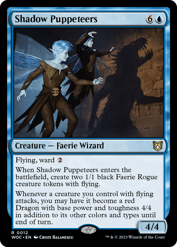 Shadow Puppeteers [Wilds of Eldraine Commander] | Pegasus Games WI