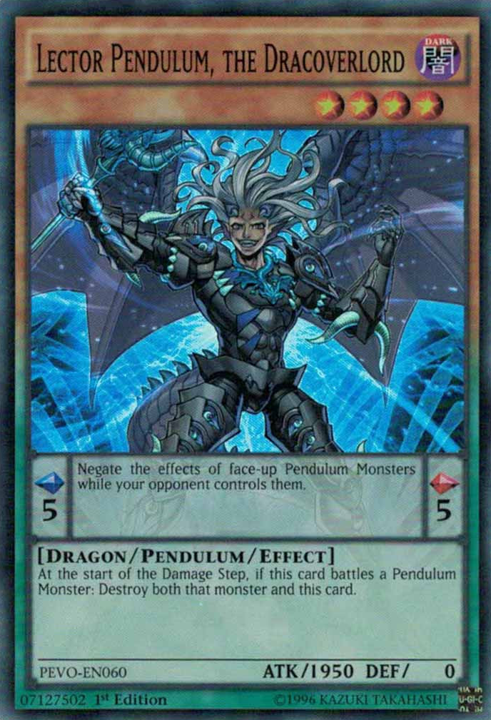 Lector Pendulum, the Dracoverlord [PEVO-EN060] Super Rare | Pegasus Games WI