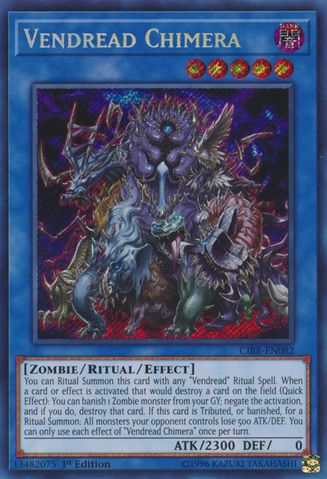 Vendread Chimera [CIBR-EN082] Secret Rare | Pegasus Games WI
