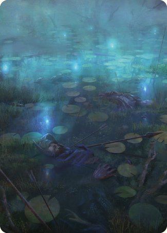 The Dead Marshes Art Card [The Lord of the Rings: Tales of Middle-earth Art Series] | Pegasus Games WI