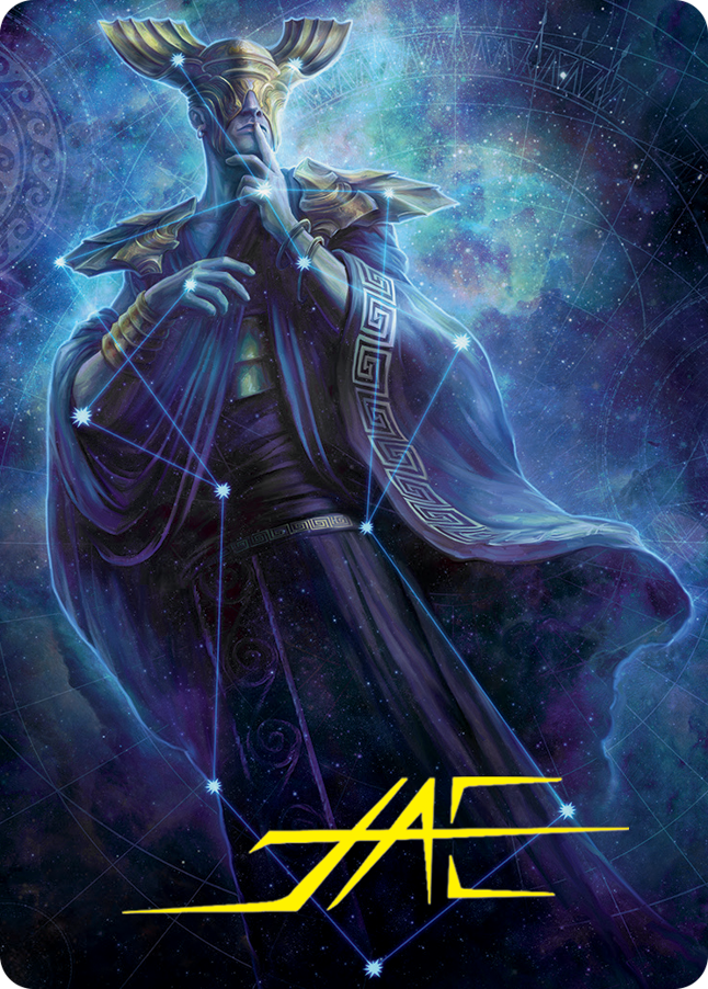 Atris, Oracle of Half-Truths Art Card (Gold-Stamped Signature) [March of the Machine Art Series] | Pegasus Games WI