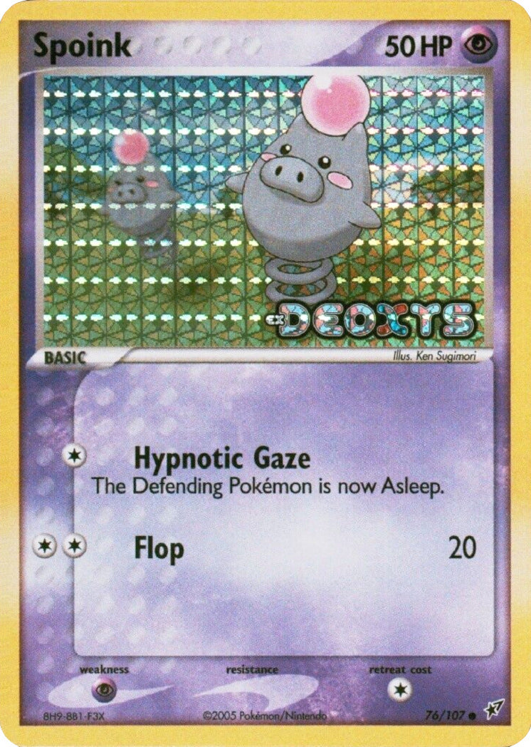 Spoink (76/107) (Stamped) [EX: Deoxys] | Pegasus Games WI