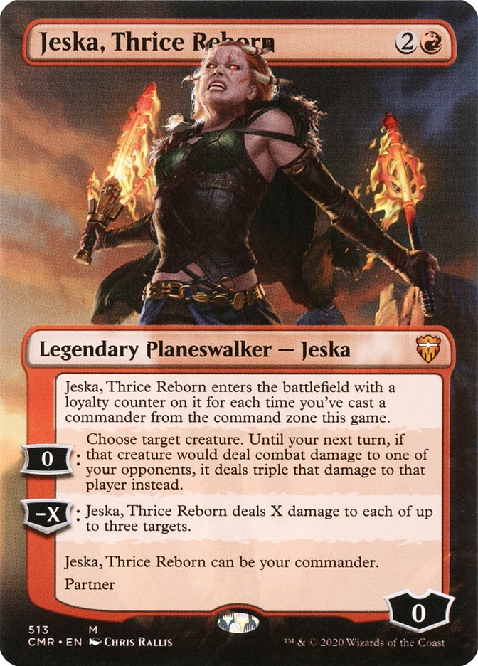 Jeska, Thrice Reborn (Borderless) [Commander Legends] | Pegasus Games WI