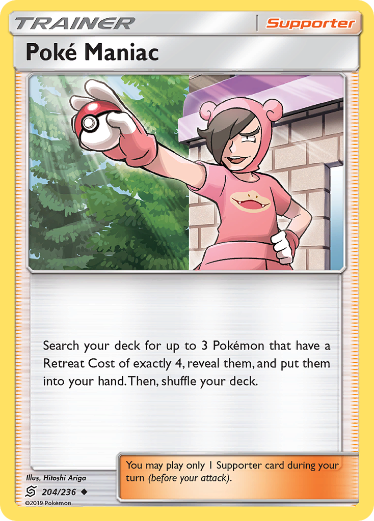 Poke Maniac (204/236) [Sun & Moon: Unified Minds] | Pegasus Games WI