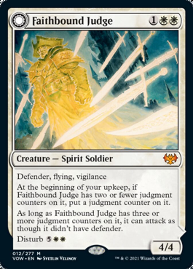 Faithbound Judge // Sinner's Judgment [Innistrad: Crimson Vow] | Pegasus Games WI