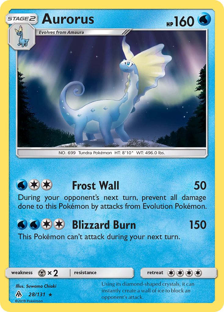 Aurorus (28/131) [Sun & Moon: Forbidden Light] | Pegasus Games WI