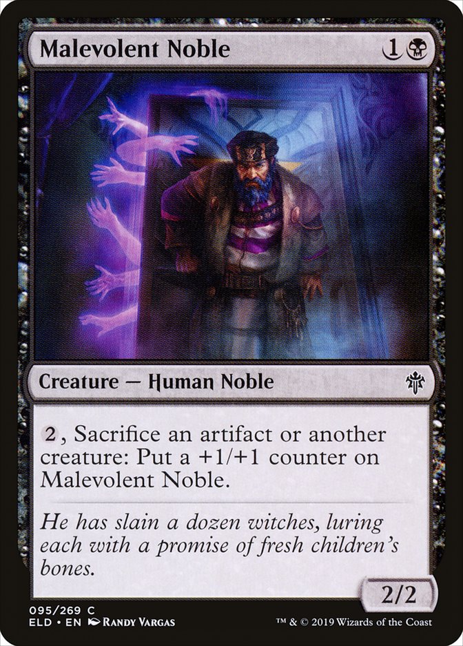 Malevolent Noble [Throne of Eldraine] | Pegasus Games WI