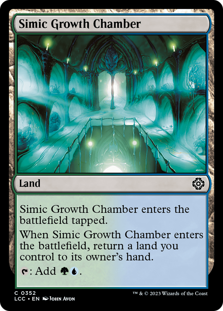 Simic Growth Chamber [The Lost Caverns of Ixalan Commander] | Pegasus Games WI