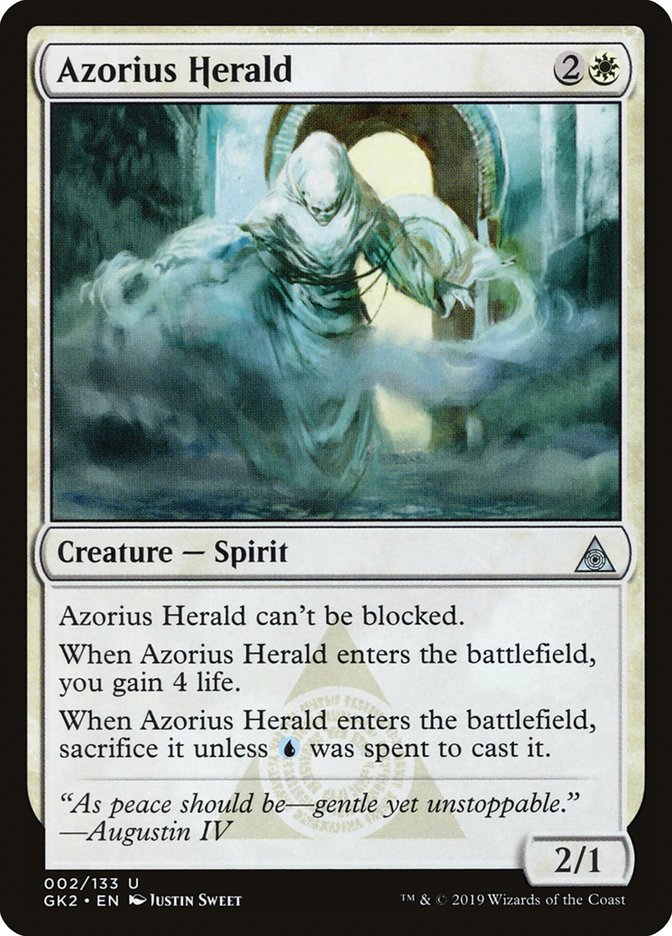 Azorius Herald [Ravnica Allegiance Guild Kit] | Pegasus Games WI