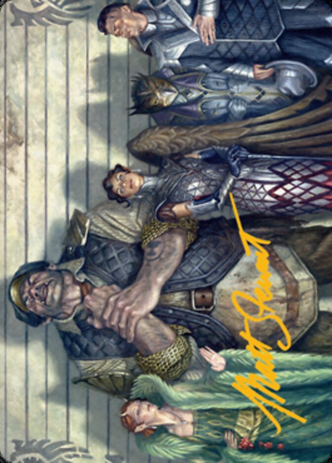 Rogues' Gallery Art Card (Gold-Stamped Signature) [Streets of New Capenna Art Series] | Pegasus Games WI