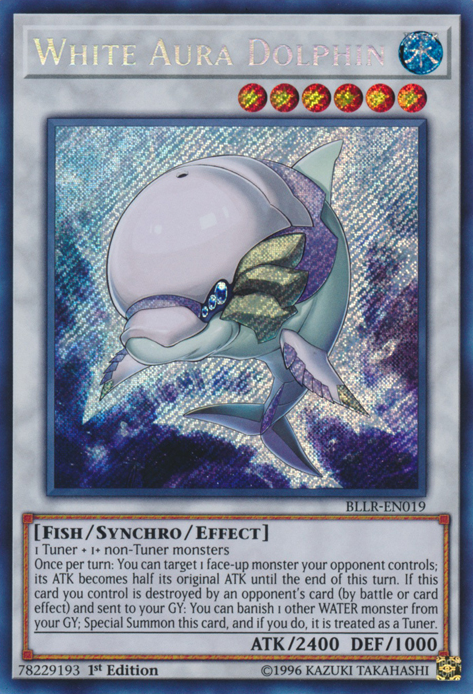 White Aura Dolphin [BLLR-EN019] Secret Rare | Pegasus Games WI