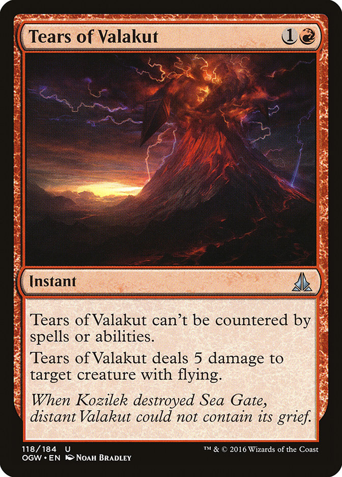 Tears of Valakut [Oath of the Gatewatch] | Pegasus Games WI