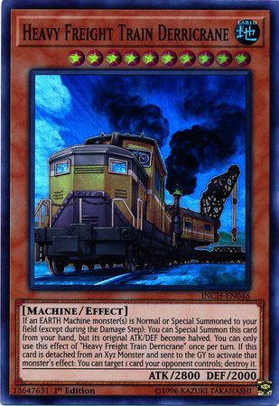 Heavy Freight Train Derricrane [INCH-EN046] Super Rare | Pegasus Games WI