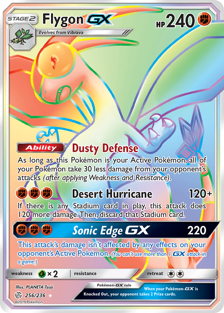 Flygon GX (256/236) [Sun & Moon: Cosmic Eclipse] | Pegasus Games WI