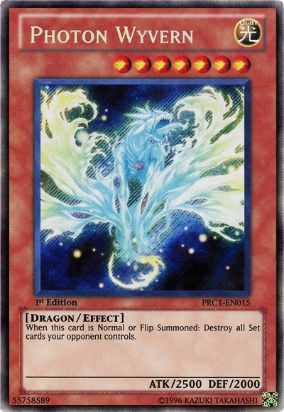 Photon Wyvern [PRC1-EN015] Secret Rare | Pegasus Games WI