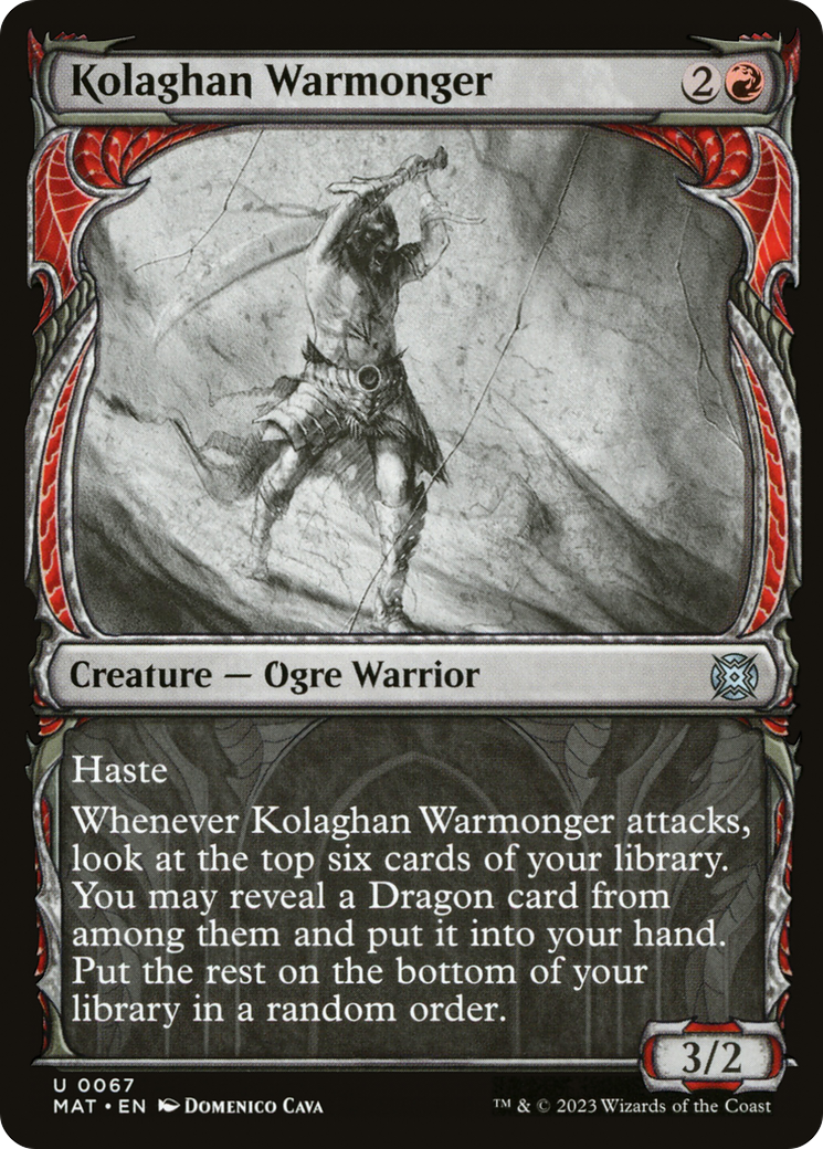 Kolaghan Warmonger (Showcase) [March of the Machine: The Aftermath] | Pegasus Games WI